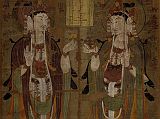 British Museum Top 20 Buddhism 04-1 Dunhuang Two standing Avalokiteshvara